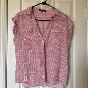 Sleeveless button down shirt